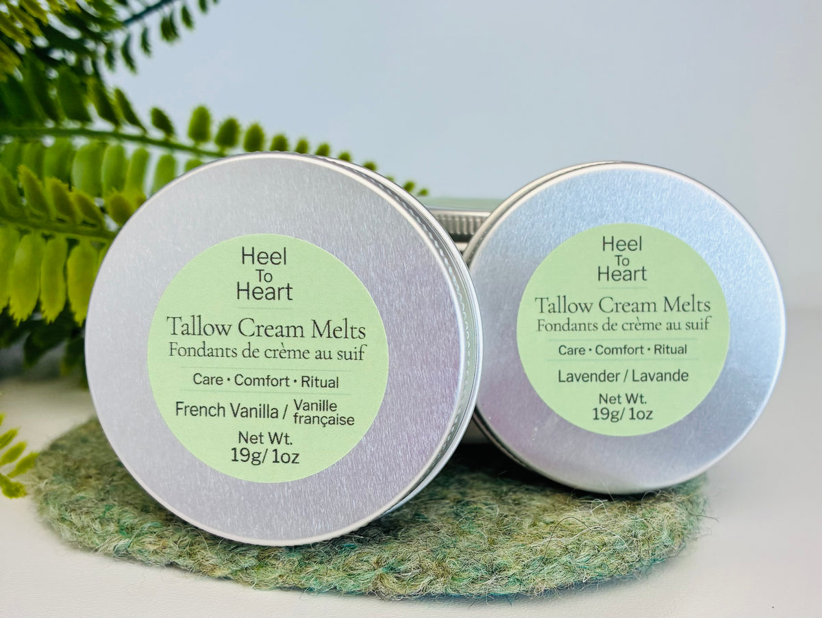 The Tallow Starter Set – RESTORE Heel Balm + EASE Lip Balm + Tallow Cream Melts